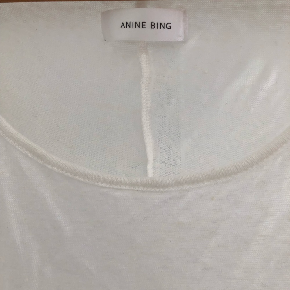 Annie Bing White Linen Tank - Picture 4 of 6